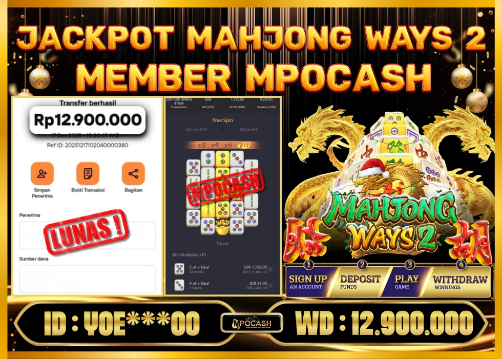 MPOCASH JACKPOT MAHJONG WAYS 2